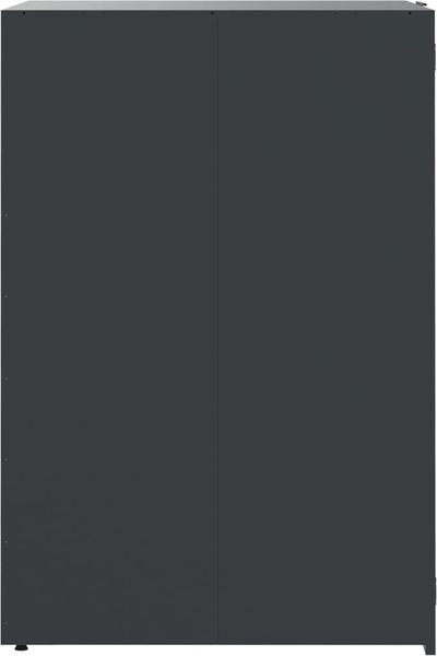 vidaXL Mülltonnenbox für 5 Tonnen Anthrazit 345x79x117 cm Stahl 3279985 Bild 7