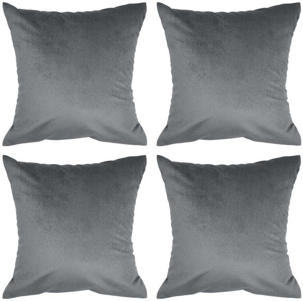 Amilian Kissenbezüge - 4er Set Kissenbezug - Zierkissenbezüge - Kissenhüllen, (4 Stück), 40x40 cm, Kissenhülle für Kissen, Zierkissen, Sofakissen, Dekokissen