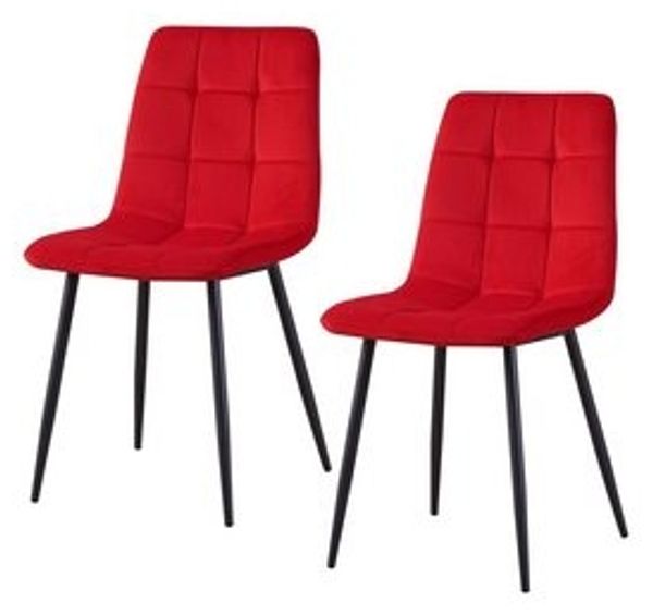 HTI-Living Esszimmerstuhl Stuhl Mesa Velvet 2er-Set (Set, 2 St), Esszimmerstuhl Samt Bild 4