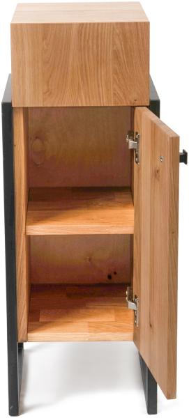 Beistellschrank >Bolzano< (BxHxT: 30x80x30 cm) in Wildeiche - 30x30 (BxT) Bild 4