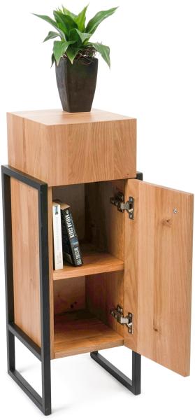 Beistellschrank >Bolzano< (BxHxT: 30x80x30 cm) in Wildeiche - 30x30 (BxT) Bild 5