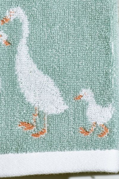 Next Waschlappen Gesichtswaschlappen Gänse 2er-Set, (2-St)