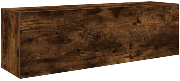 vidaXL Bad-Wandschrank Räuchereiche 100x25x30 cm Holzwerkstoff 860098