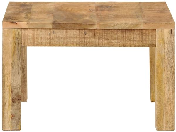 Couchtisch, Sofatisch 55x55x35 cm Massivholz Mango