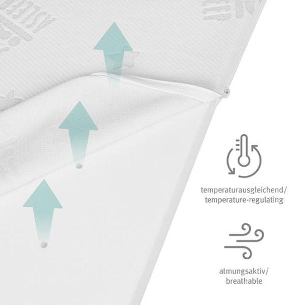 roba Babybettmatratze 'safe asleep®' 60 x 120 cm - AIR BALANCE EASY - Höhe 9 cm Bild 15