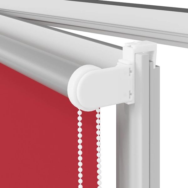 vidaXL Verdunkelungsrollo Rot 125x150cm Stoffbreite 121,6cm Polyester 4011783 Bild 12