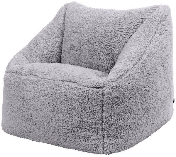 icon Sitzsack Sitzsack Flauschig für Kinder „Teddybär“, 55x44cm, Made in Germany, für Kinderzimmer