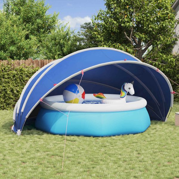 vidaXL Pool-Dome 500 x 500 x 236 cm 185T Polyester mit PU-Beschichtung 42001121