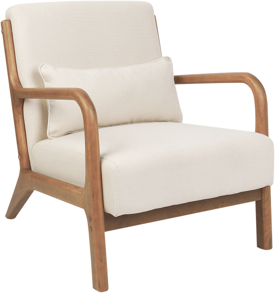 Sessel SKOVDE Stoff Helles Beige