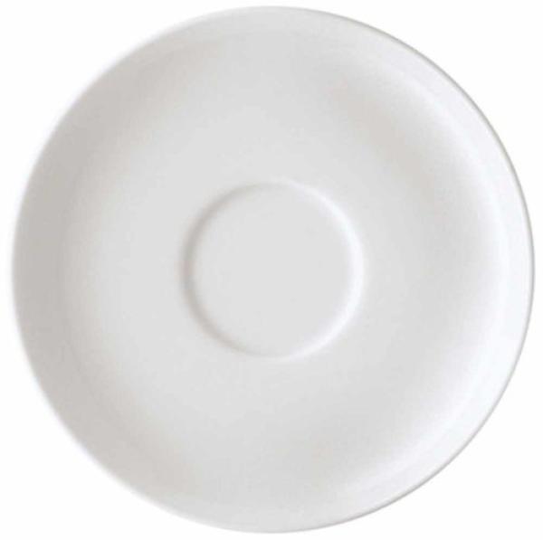 Arzberg Form 1382 Untertasse für Kaffeetasse 210 ml, Unterteller, Unter Teller, White, Porzellan, 14 cm, 41382-800001-14741