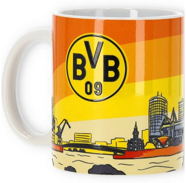 BVB MERCHANDISING Tasse BVB Tasse Skyline bunt, Keramik