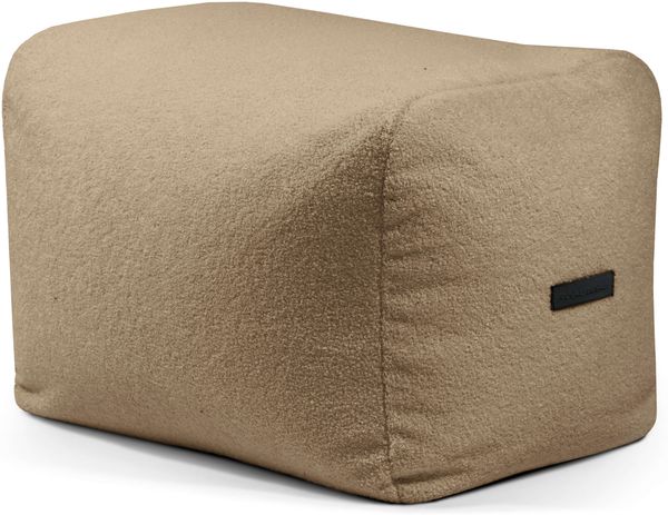 Sitzsack ‘Pouf Plus 70‘, Bezugstoff - Teddy, 100% Polyester, Camel, 45x60x70 cm cm.