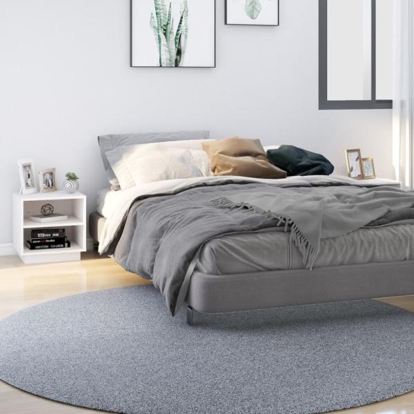 vidaXL Nachttische 2 Stk. Weiß 40x34x40 cm Massivholz Kiefer 813328