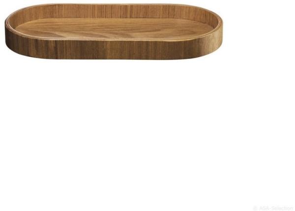 ASA Selection wood Holztablett Oval, Holz Tablett, Serviertablett, Weidenholz, 23x11 cm, 53697970