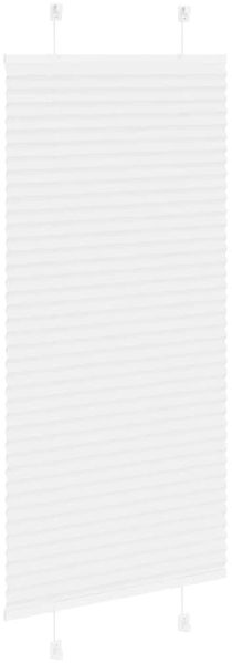 vidaXL Plissee Weiß 65x100 cm Stoffbreite 64,4 cm Polyester 4015476 Bild 4