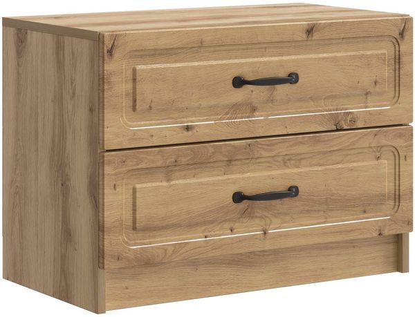 vidaXL Nachttisch Artisan-Eiche 62 x 34,5 x 44,5 cm Holzwerkstoff 895704