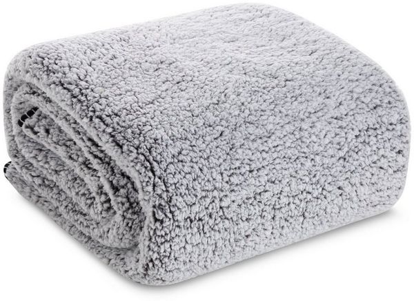 Wohndecke KOALA Gesteppte Sofadecke Wohndecke Tagesdecke Bettüberwurf Kuscheldecke stahl weiß 70x160 cm