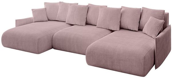 ALTDECOR Wohnlandschaft ONESK-U-v1, Couch mit Schlaffunktion, Wohnzimmer - Ecksofa, Corner Sofa Bett Eckcouch Couch U-Form Schlafcouch Ausziehbar