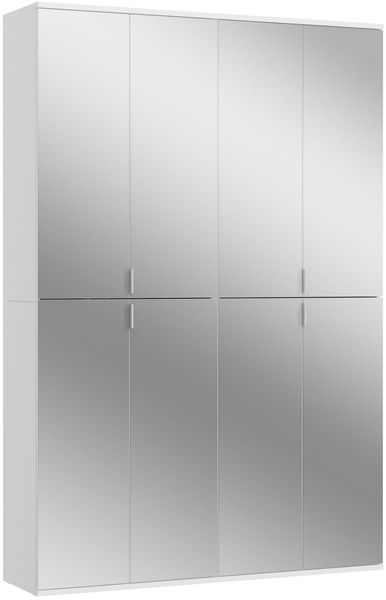 Spiegelschrank Kombination Projekt X II- Weiß / Spiegelglas