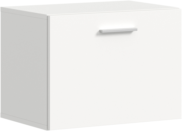 Garderobenschrank (B/H/T: 52x39x36 cm) in weiß Melamin