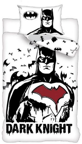 Batman Dark Knight Bettwäsche, 80 x 80 cm + 135 x 200 cm