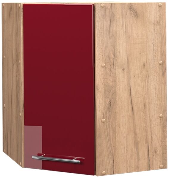 Eckhängeschrank Fame-Line Bordeaux Hochglanz 57 cm Vicco