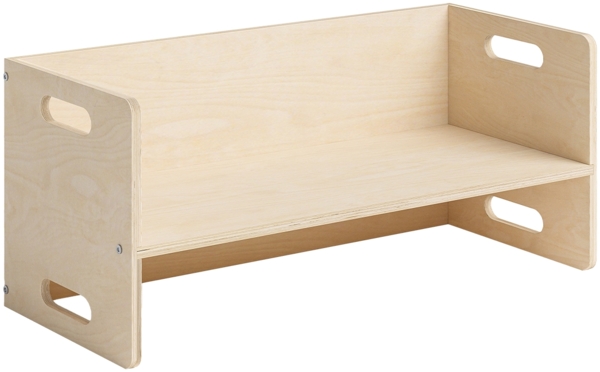 Bellabino 'Aki' 2in1 Wendebank und Tisch, natur unbehandelt, Birke Sperrholz, 3 Sitzhöhenstufen Bild 10