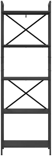vidaXL Bücherregal Schwarz Eichen-Optik 56 x 34 x 171 cm Holzwerkstoff 883862 Bild 5