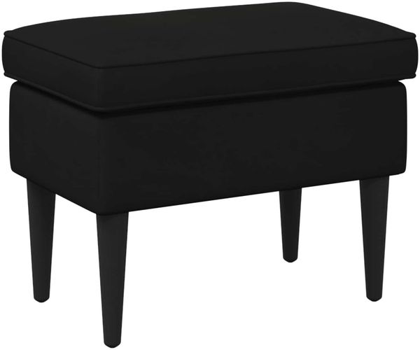 vidaXL Hocker Schwarz 55 x 35 x 41 cm Samt 42029991 Bild 2
