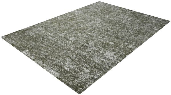 Teppich SchoenesWohnen24 Etna 110 Silber / Oliv 80x150 cm