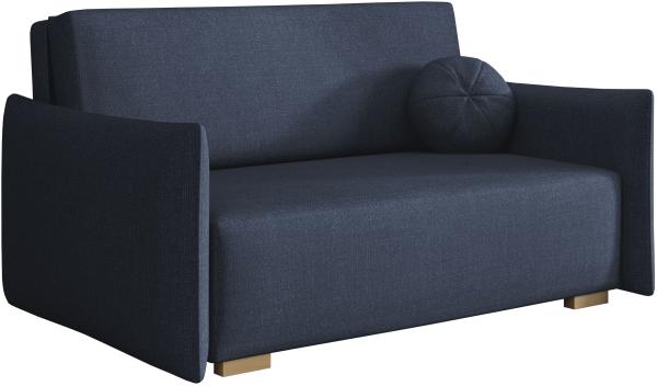 Sofa Viva Glov III mit Schlaffunktion, 3 Sitzer Schlafsofa mit Bettkasten (Farbe: Soul 15)