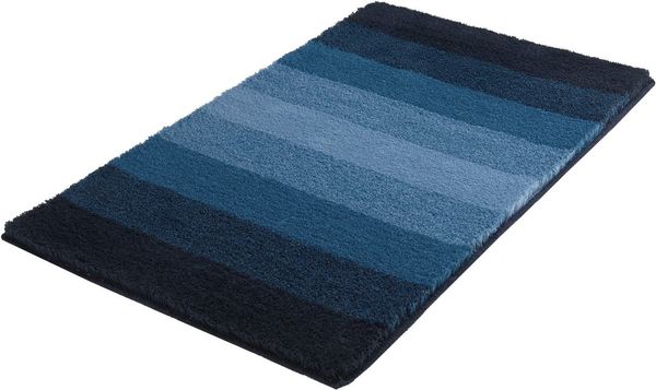 MEUSCH Badematte Palace, Badvorleger, Badezimmer Teppich, Höhe 23 mm, rutschhemmend beschichtet, fußbodenheizungsgeeignet, Kunstfaser, rechteckig, Badteppich, gestreift, mit Farbverlauf, waschbar