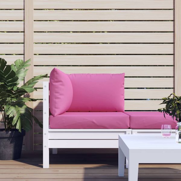 vidaXL Palettenkissen 3 Stk. Rosa Oxford-Stoff 361790