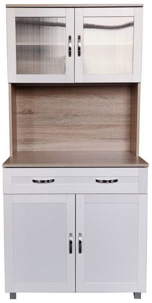 HTI-Line Hochschrank Küchenbuffet Blanca (Stück, 1-St, 1x Schrank Blanca, ohne Dekoration) Küchenschrank Hochschrank
