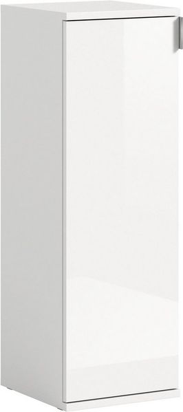 INOSIGN Kommode Trondheim, Breite 30 cm, 1 Tür, 3 Einlegeböden, 4 Fächer, Türanschlag wechselbar, Garderobenkommode, Schuhschrank, Schuhkommode