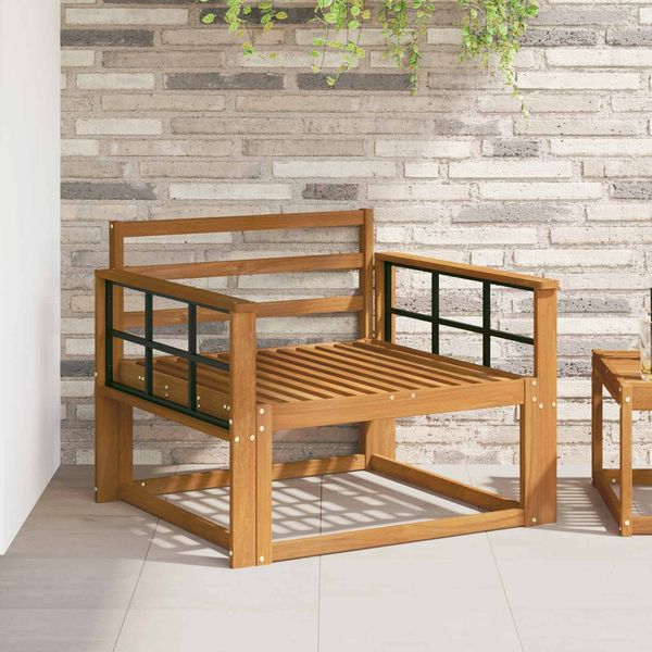 vidaXL Outdoor Mittelsofa Natur 3436276