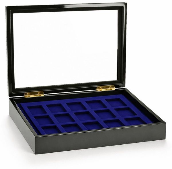Safe-Album Vitrine Vitrine für Zippo-Feuerzeuge Abdeckung mit Magnetverschluss