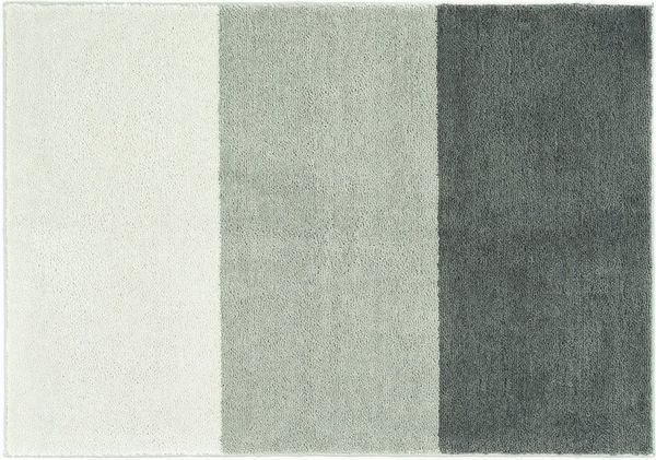 Karat Badematte Horizont, 4 Farben & 3 Größen, Badteppich, Höhe 12 mm, TPR Rücken, pflegeleicht, Badezimmer, Polyester, Rechteckig, Rutschhemmender TPR-Rücken