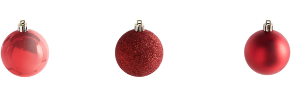 Weihnachtskugel 60er Set TYIN Rot Bild 4