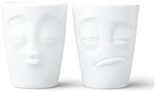 FiftyEight Products Becher-Set 2-tlg. Küssend / Verpennt