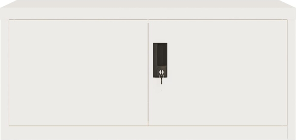 vidaXL Aktenschrank Weiß 90x40x40 cm Stahl 339716