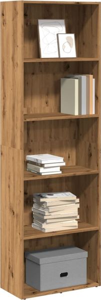 vidaXL Bücherregal Artisan-Eiche 60x30x189 cm Holzwerkstoff 857925