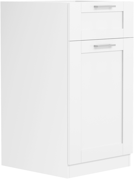 VCM Küchenmöbel Unterschrank Colura 919351 Weiß H. 82 x B. 40 x T. 46 cm