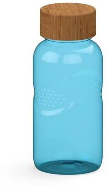 elasto Trinkflasche 500 ml Wasserflasche carve "Natural" robuste Tritanflasche, Made in Germany, BPA-frei, Sportflasche, kohlensäurehaltige Getränke
