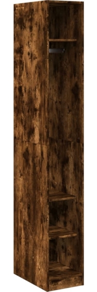 vidaXL Kleiderschrank Räuchereiche 30x50x200 cm Holzwerkstoff 3307688