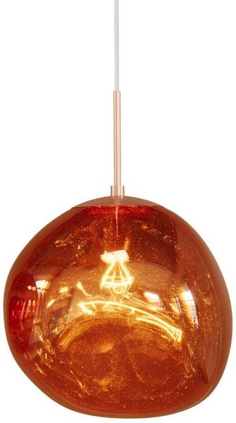 riess-ambiente Hängeleuchte LIQUID DIAMOND 20cm kupfer – Kugelleuchte aus Glas & Metall, keine besonderen Funktionen, ohne Leuchtmittel, moderne Pendelleuchte, rundes Design, für Esszimmer oder Wohnzimmer