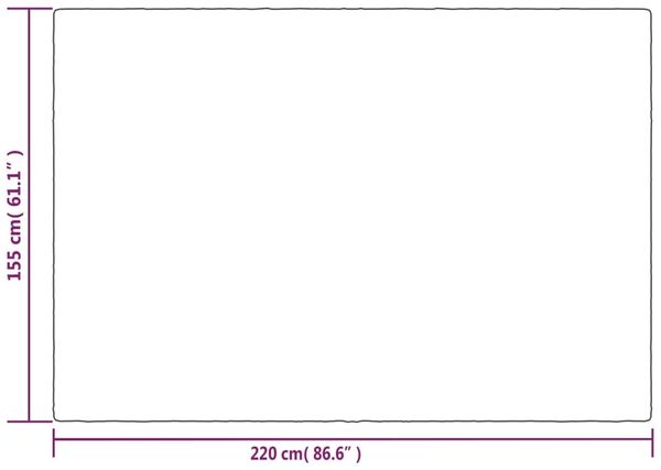 vidaXL Gewichtsdecke Stoff, 1x Gewichtsdecke, 1x Bezug, Grau, 155x220 cm, Baumwolle, 11 kg Bild 6
