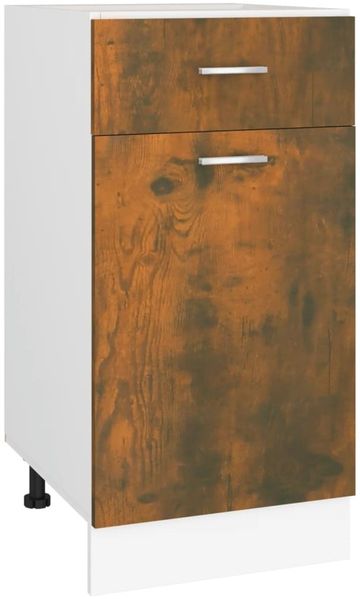 vidaXL Unterschrank mit Schublade Lyon Räuchereiche 40x46x81,5 cm 815570 Bild 2