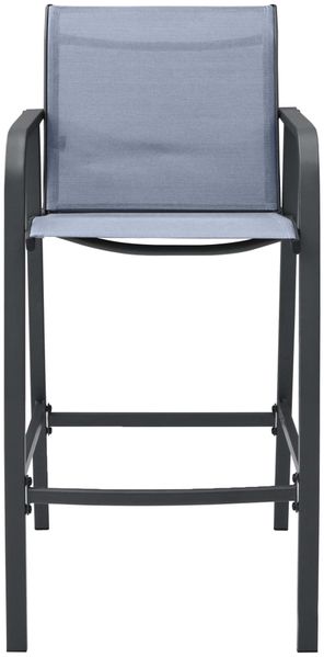 vidaXL Garten-Barstühle 4 Stk. Grau Textilene 48119 Bild 3