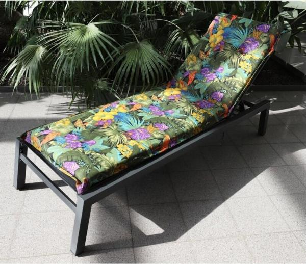 Rollliegen Auflage Amazonas Hochlehner Stuhlkissen Sitzpolster Garten Terrassen